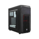 Corsair Carbide Series SPEC-01 Mid Tower Gaming Case featuring Red LED and Blue accents, perfect for gamers.